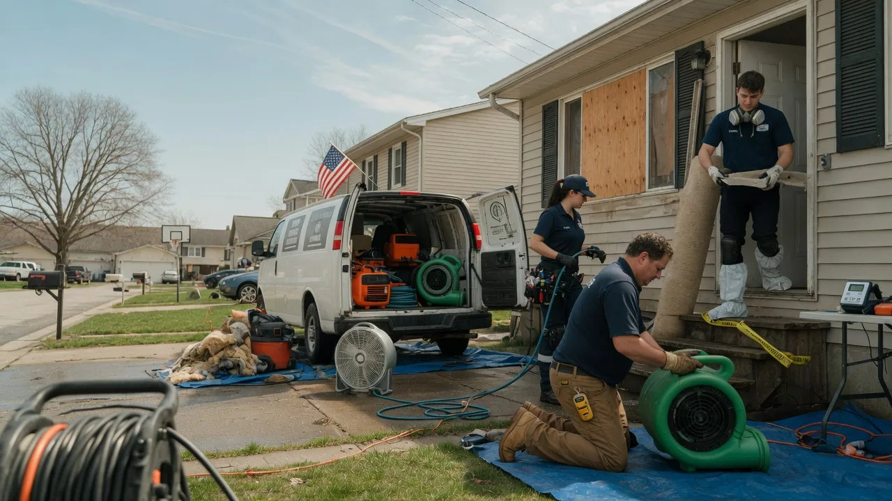Water Damage Restoration in Aubrey, TX near me